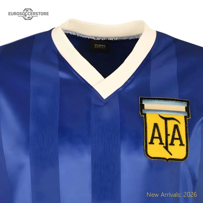 High-quality South American Giants 1986 World Cup Away Retro Footba