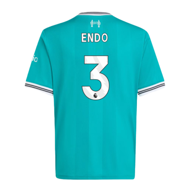 Liverpool Third Football Shirt 2025-20 - Endo 3 L S Kids