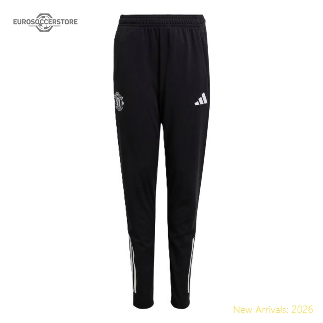 2025-2026 Man Utd Training Pants (Black) - Kids Fan Edition