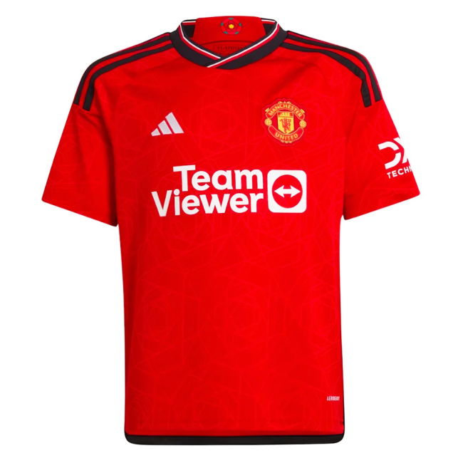 2023-2024 Man Utd Home Shirt (Kids) (Charlton 9)