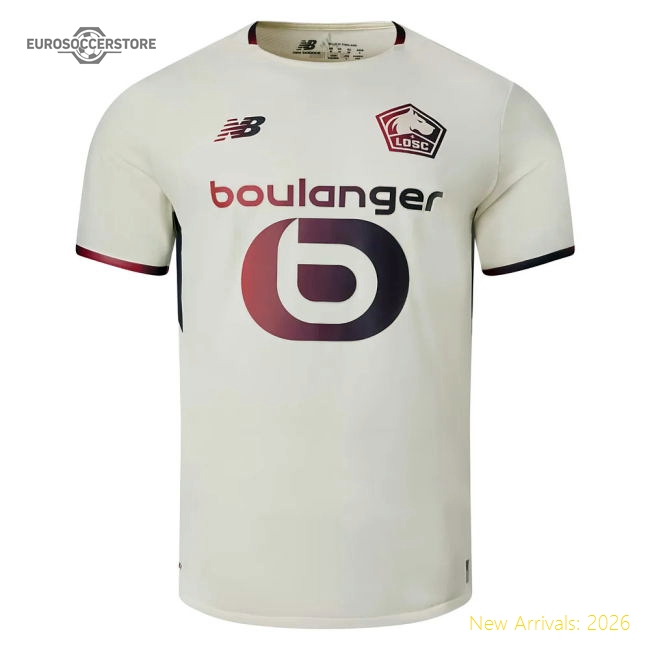 Lille Away Kit 2025-2026 Fan Collection Jersey Game Ready