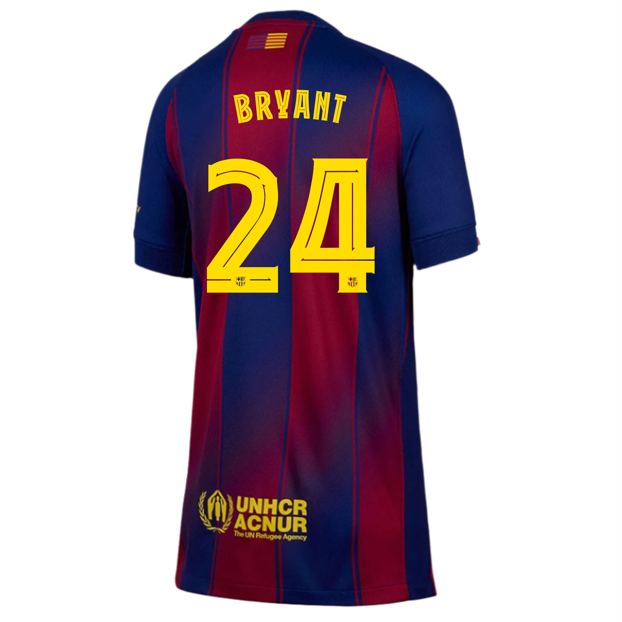 Barcelona Gold) 2025-2026 UCL Home Jersey – Authentic Shirt