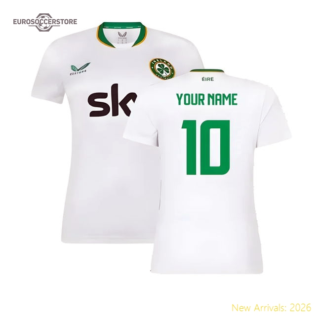 2024-2025 Republic of Ireland Away Shirt (Womens) (Your Name)
