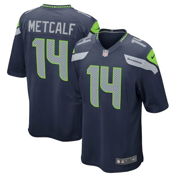 Performance Seattle Seahawks Game Jersey - Premium Navy NFL Fan Jer...