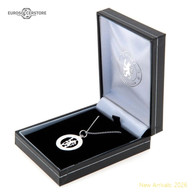 Premium Chelsea Fc Sterling Silver Pendant & Chain Cr - Premium