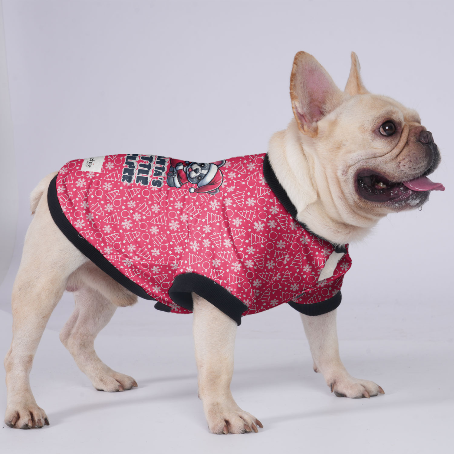 Everyday Santa's Little Helper - Jacket For French Bulldog as a Gift