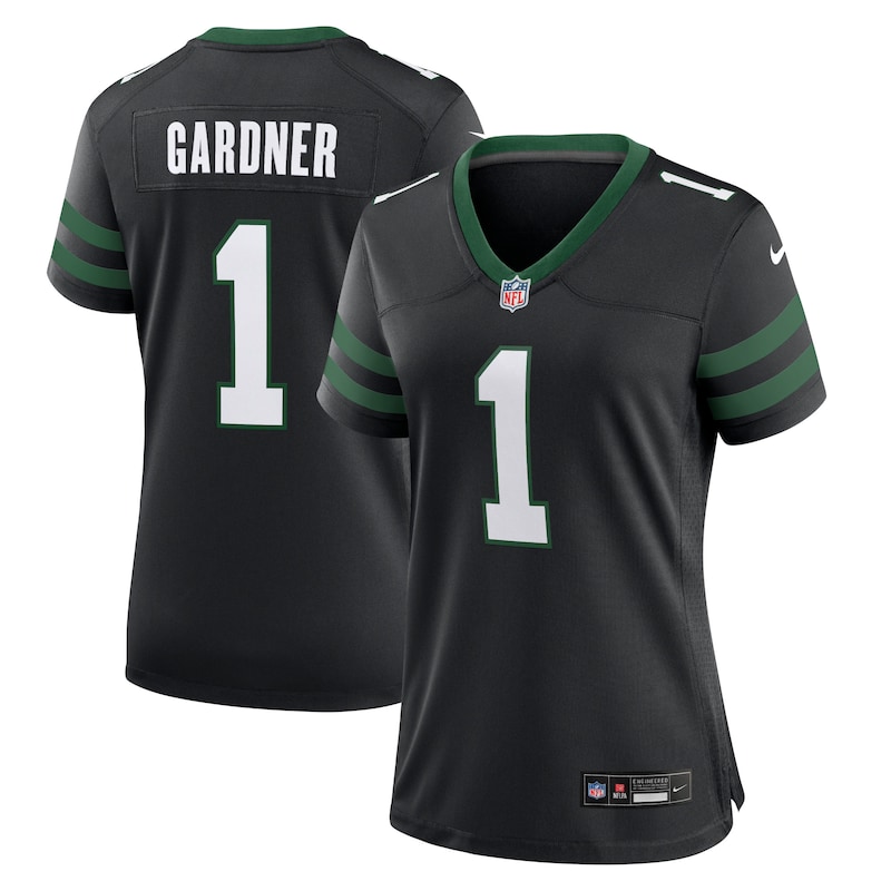None Ahmad Sauce Gardner Team Captain NY Jets Premium Material Jersey