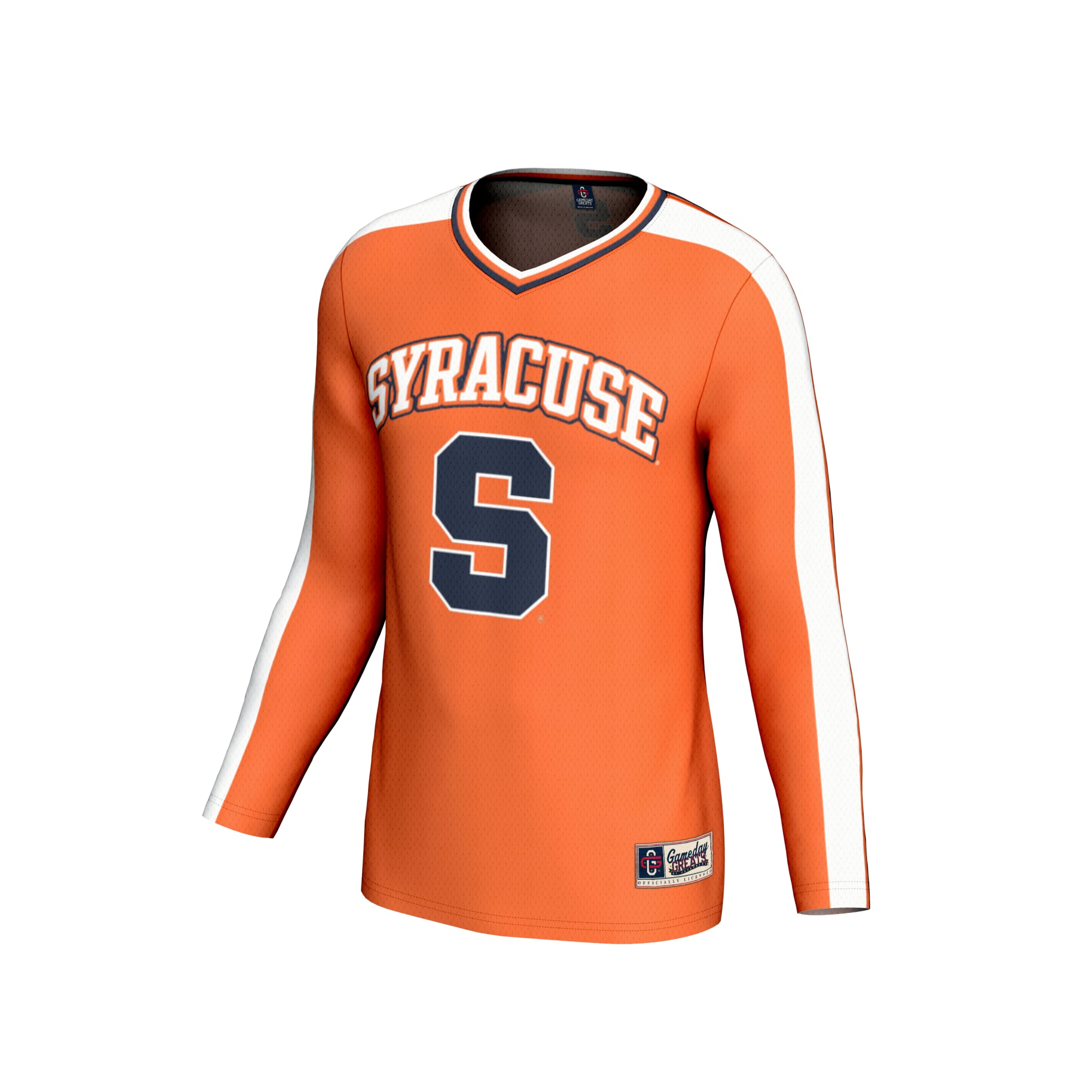 #1 Syracuse Orange GameDay Greats Youth Lightweight Collegiate Volleyball Fashion Jersey - Orange