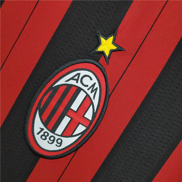 Genuine AC Milan 1314 Retro Home Shirt - Official Replica 8919