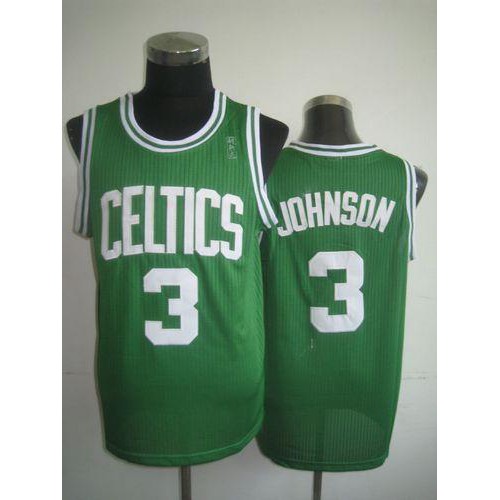 Green Boston Celtics #3 Celtics Jersey - Polyester Game Day Wear