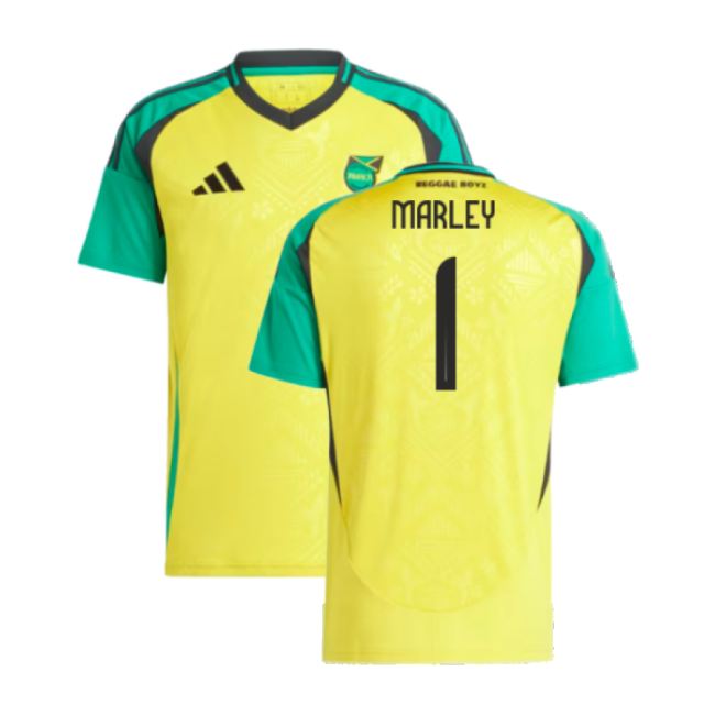 Unique Jamaica Home Collector Jersey 2024-2025 (Marley 1)
