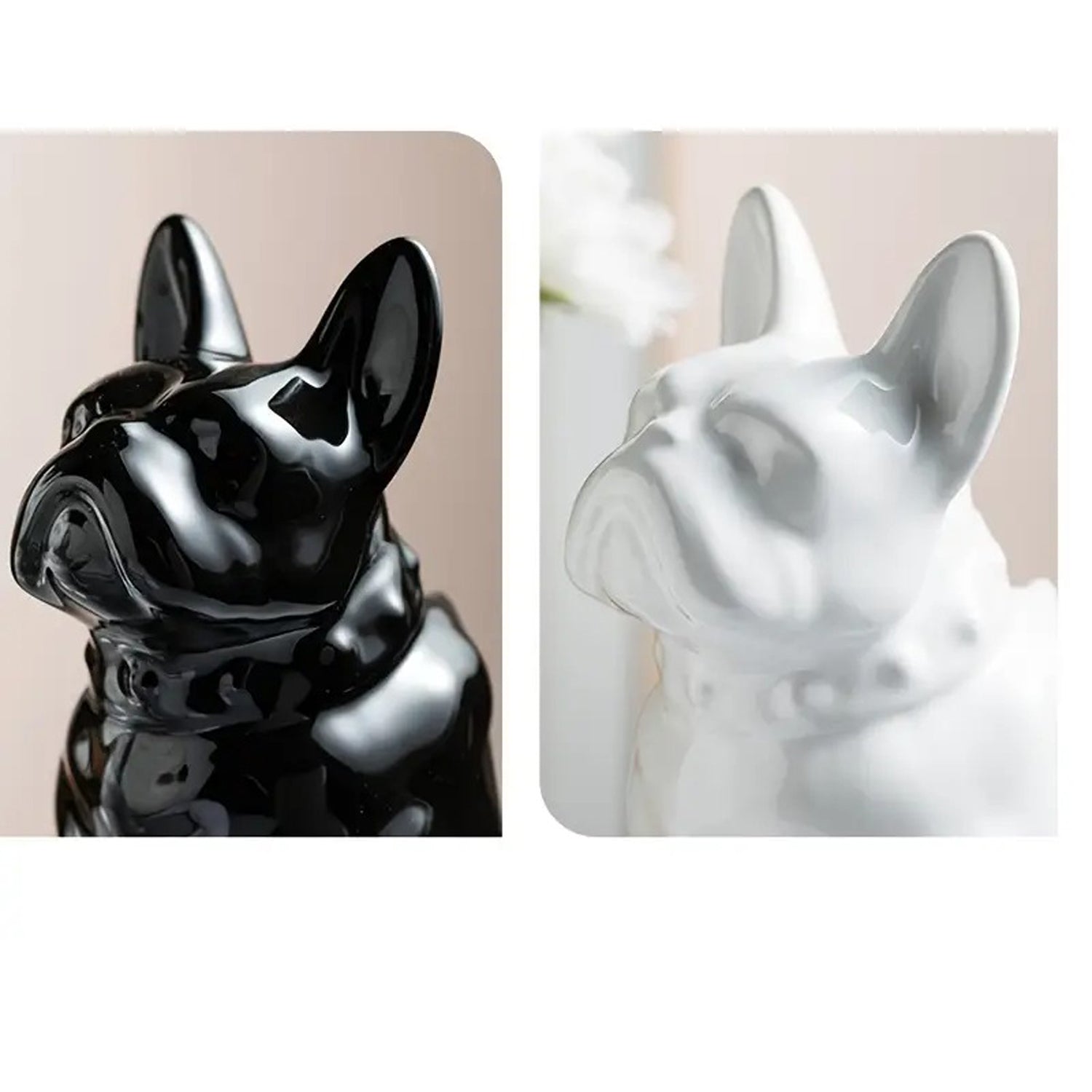 Brush Set – Cute Ceramic Dog Holder With Cleaning Brush Outdoor Use
