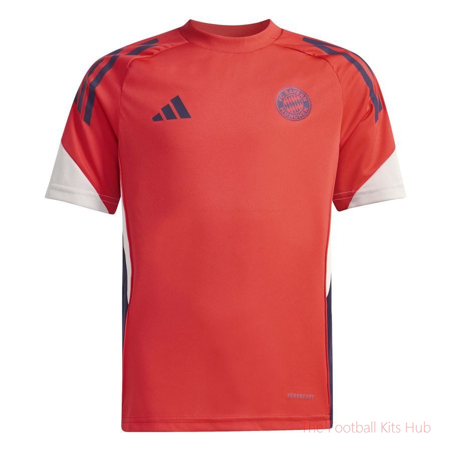 Bayern München Training T-Shirt Tiro 25 - Hi-Res Red Kids