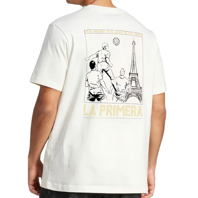 2024-2025 RM Official Football Shirt (Off White) Lightweight