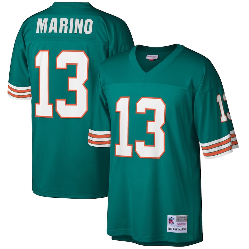 None Dan Marino Miami Dolphins Budget-Friendly Replica Jersey