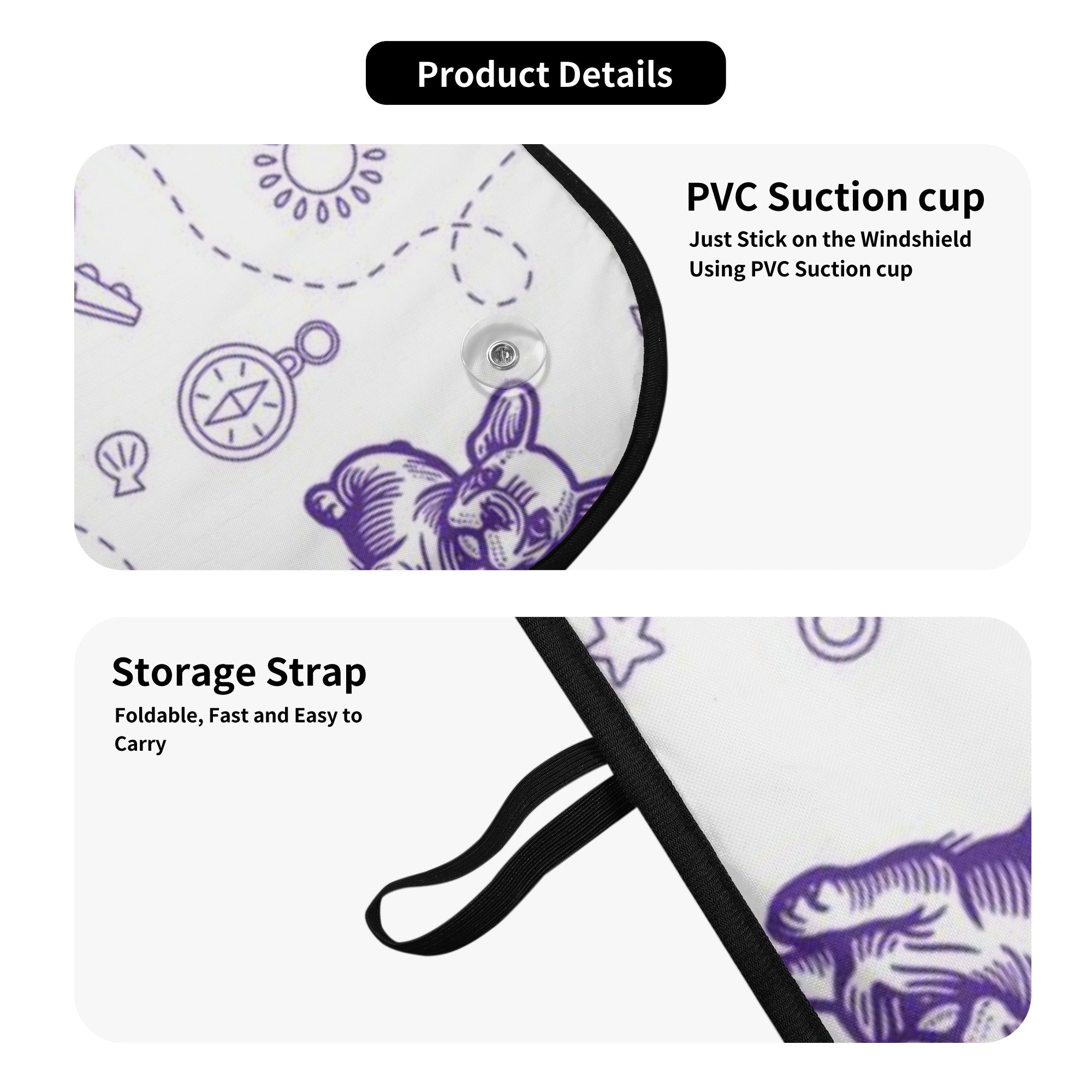 Sugar- Car Auto Sun Shade