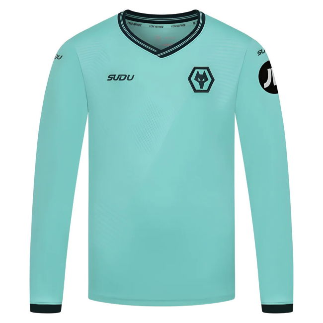 2025-2026 Wolves Long Sleeve Away Top (Kids) (Doherty 2)