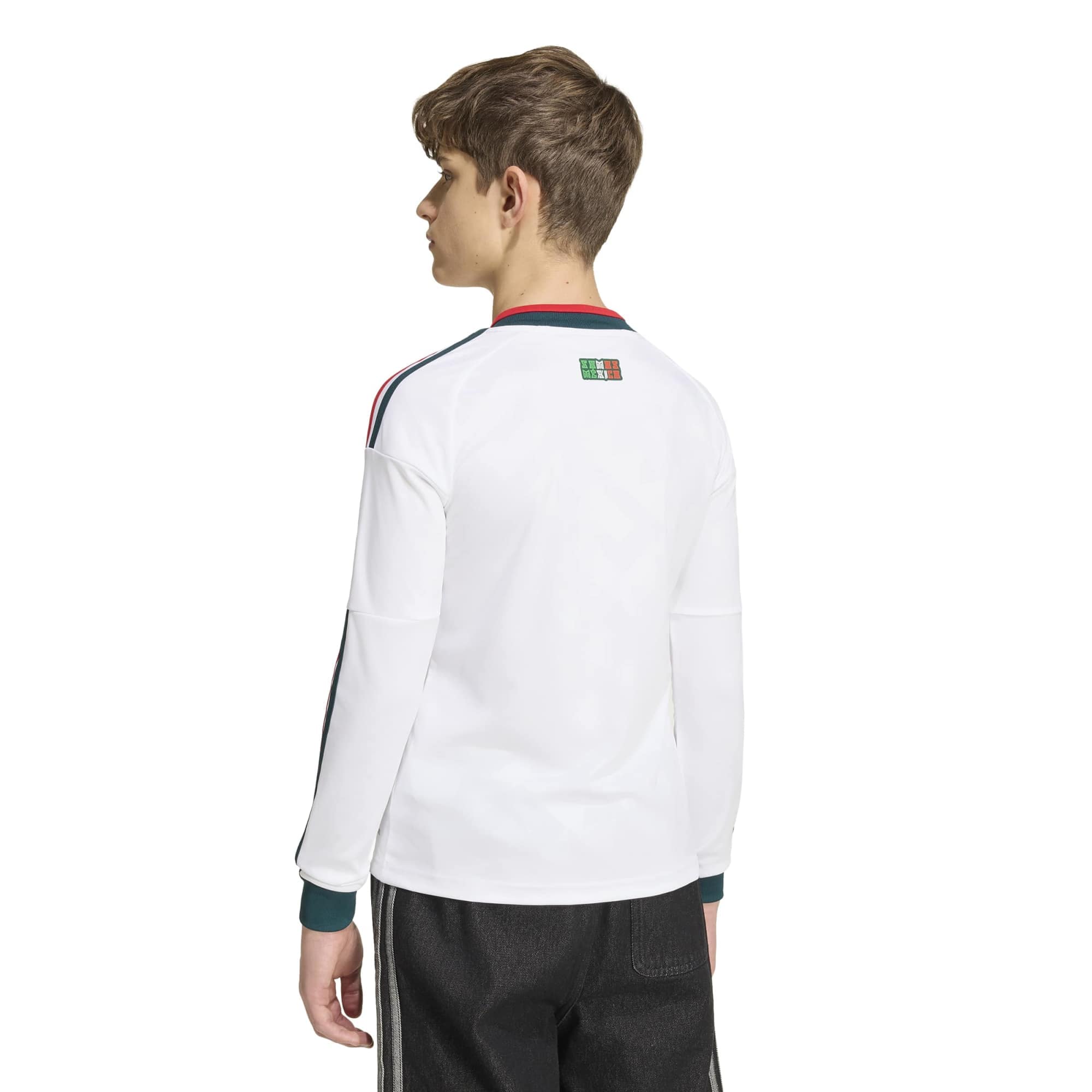 [SJH] Mexico National Team Youth 2026 Away Replica Long Sleeve Jersey - White