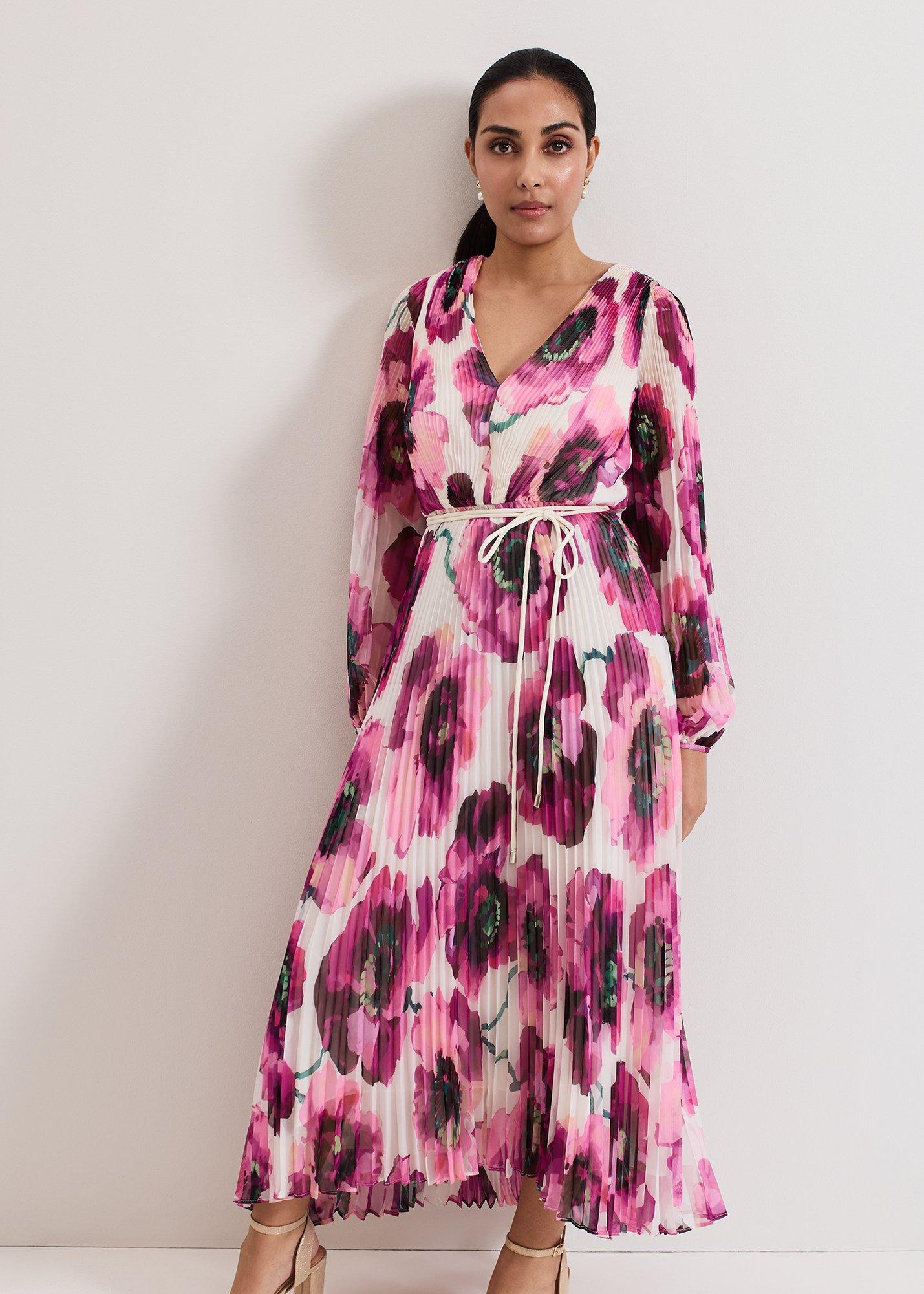 Petite Natalia Floral Print Maxi Dress