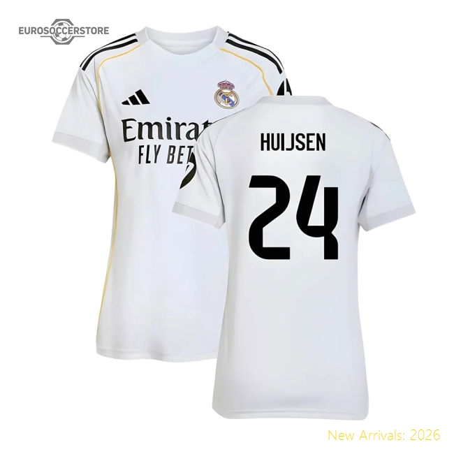 Genuine 2025-2026 Real Madrid Home Shirt (Womens) (Huijsen 24)
