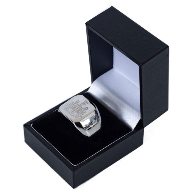 Newcastle United FC Square Signet Ring Small