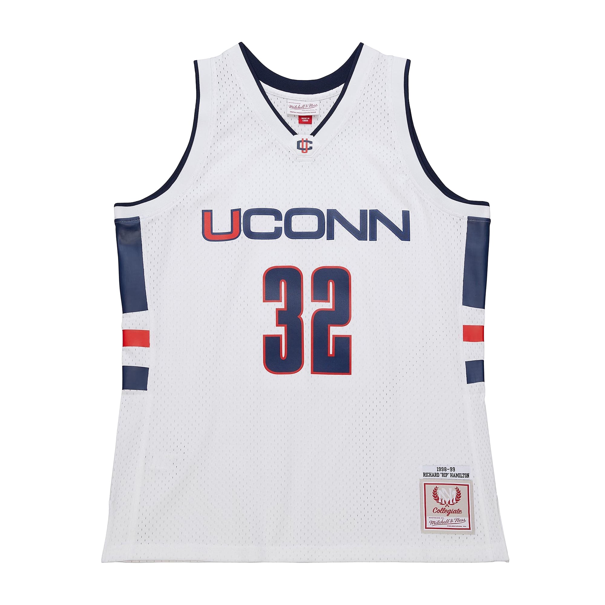 Richard Hamilton UConn Huskies 1998/99 Jersey - White