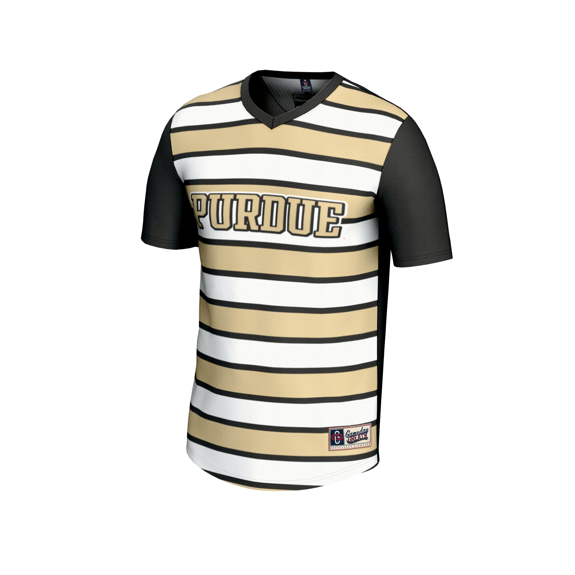 #1 Purdue Boilermakers GameDay Greats Unisex Lightweight Soccer Fashion Jersey - Black