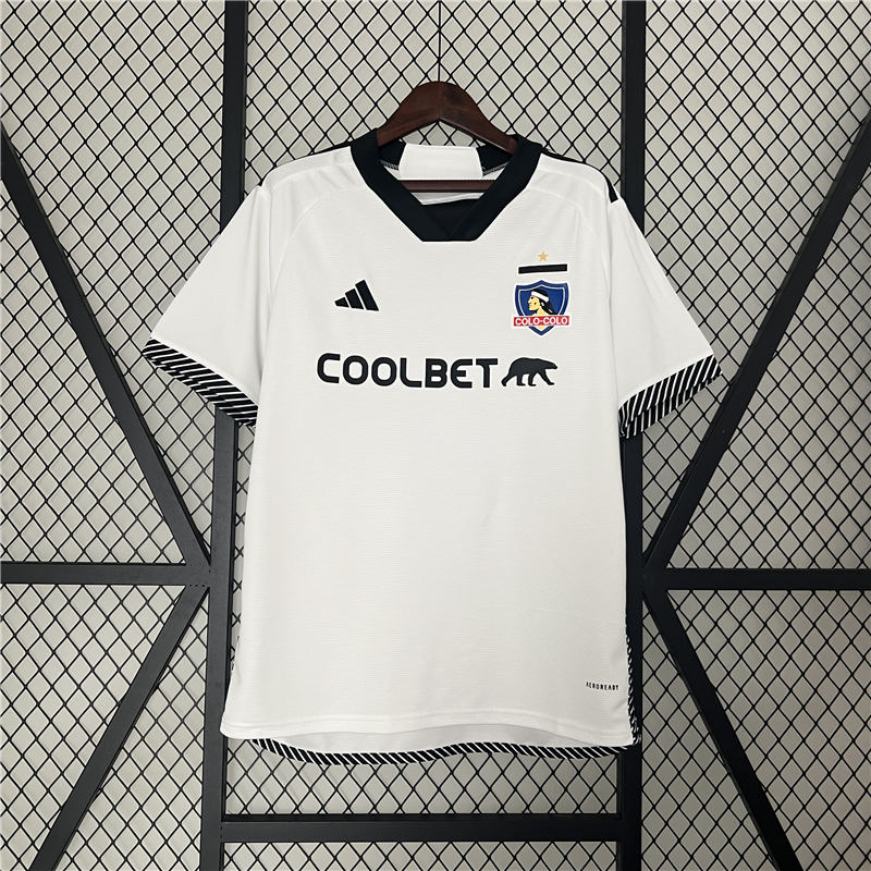Durable 2425 Colo-Colo Soccer Jersey Home Football Shirt