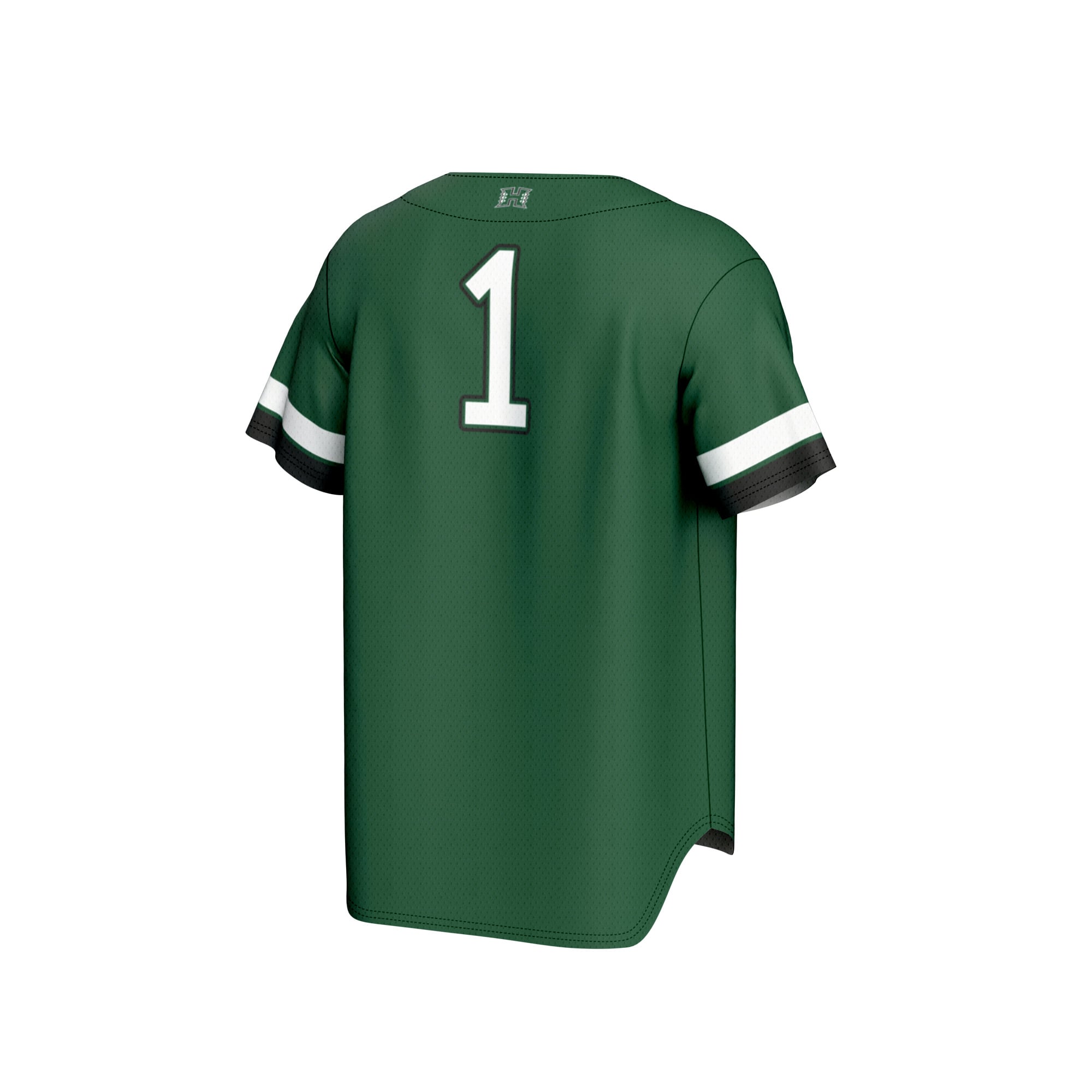 #1 Hawaii Rainbow Warriors GameDay Greats Unisex Lightweight Collegiate Baseball Fashion Jersey - Green