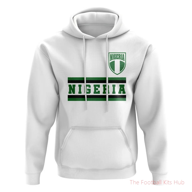 Nigeria Core Football Country Hoody (White)