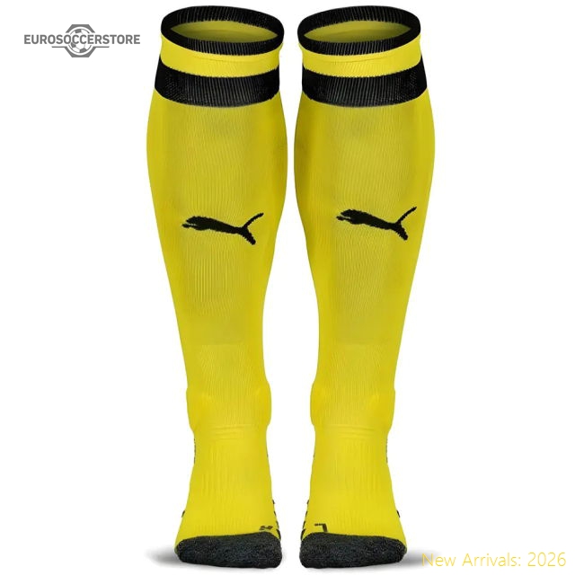 2018-2019 Milan Ac Home Jersey Goalkeeper Socks (Yellow) - Kids