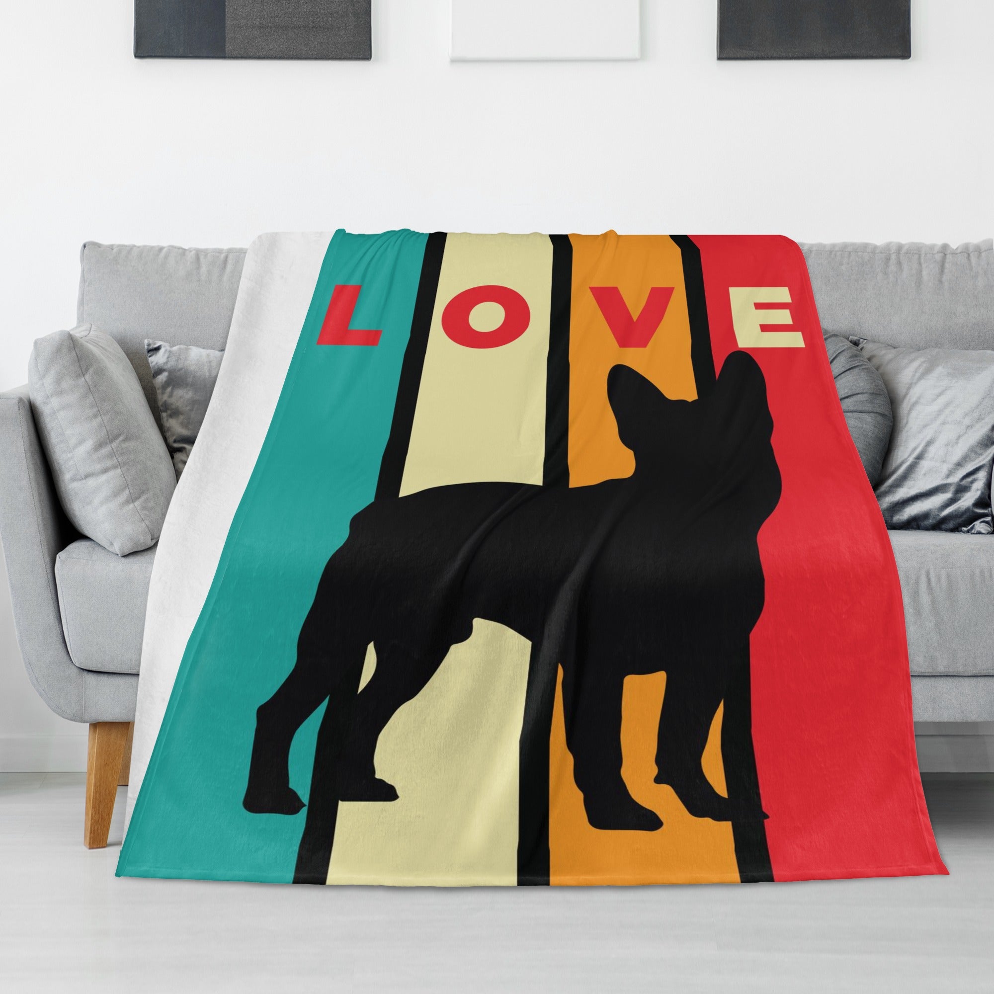 Street-Ready Pet-Lover Gucci - Blanket for Casual Outings