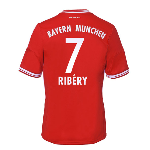 13-14 Bayern Munich 7 Ribery Home Shirt - Official Replica 893
