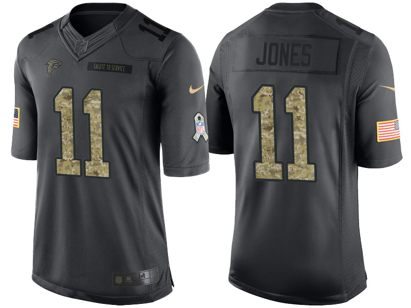 NFL A F Falcons #11 Julio Jones Team Color Limited Jers-v10
