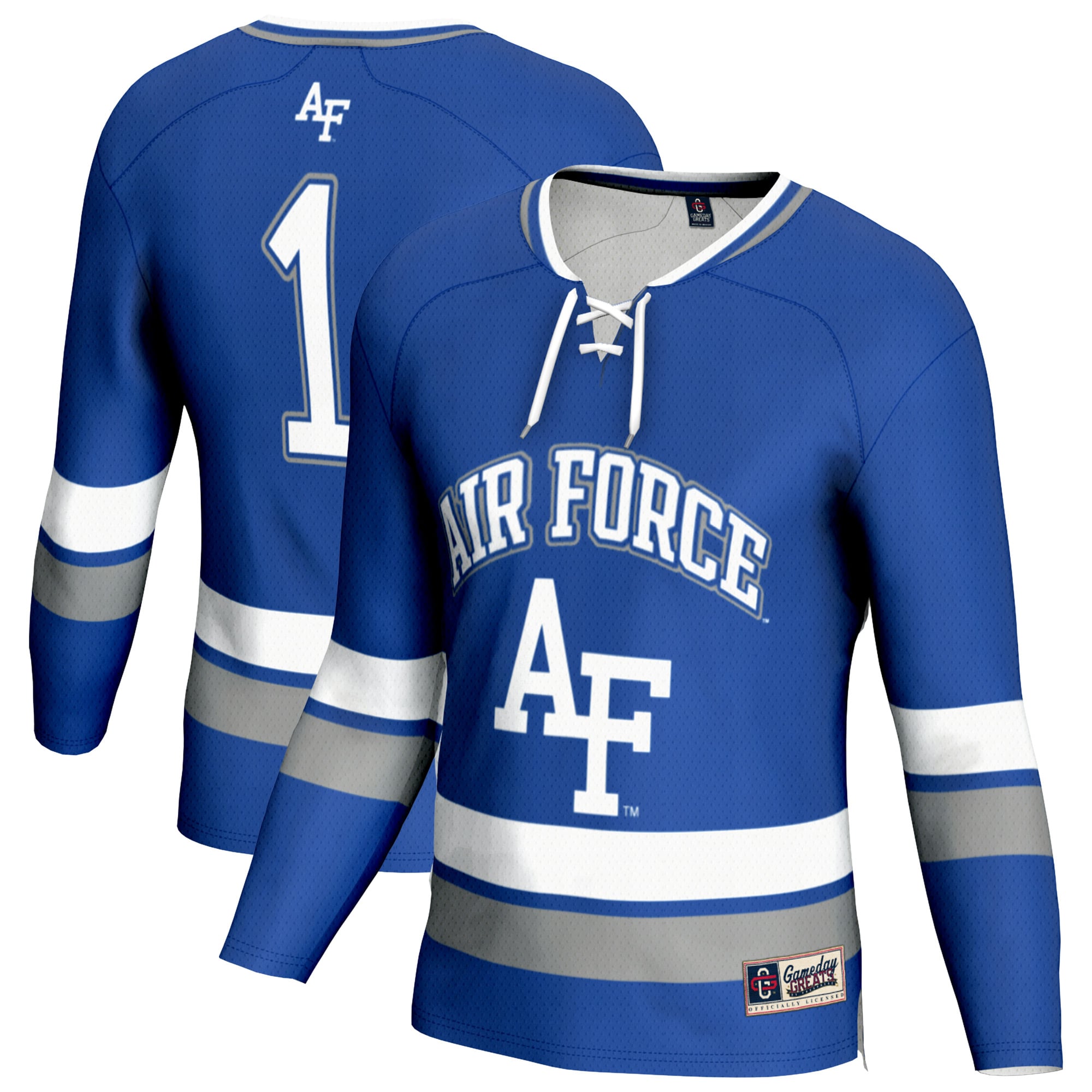 Air Force Falcons GameDay Greats Youth Lightweight Fashion Men's Hockey Jersey - Royal