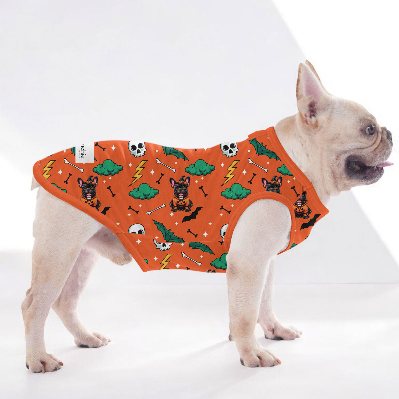 Stylish Dottie - Shirt For Frenchies - Frenchie Shop Original as a Gift