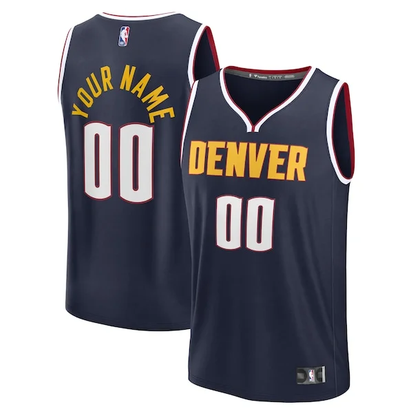 Denver Nuggets DEN Fast Break Jersey - contemporary Basketball - Navy