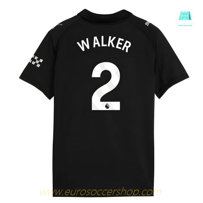 2025-2026 Man City Away Shirt (Kids) (Walker 2)