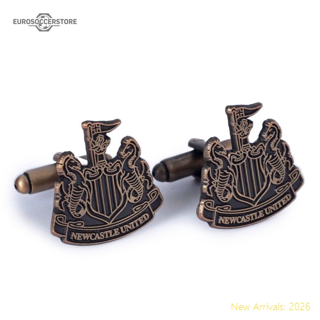 Newcastle United Fc Antique Gold Cufflinks In Multiple Youth Sizes