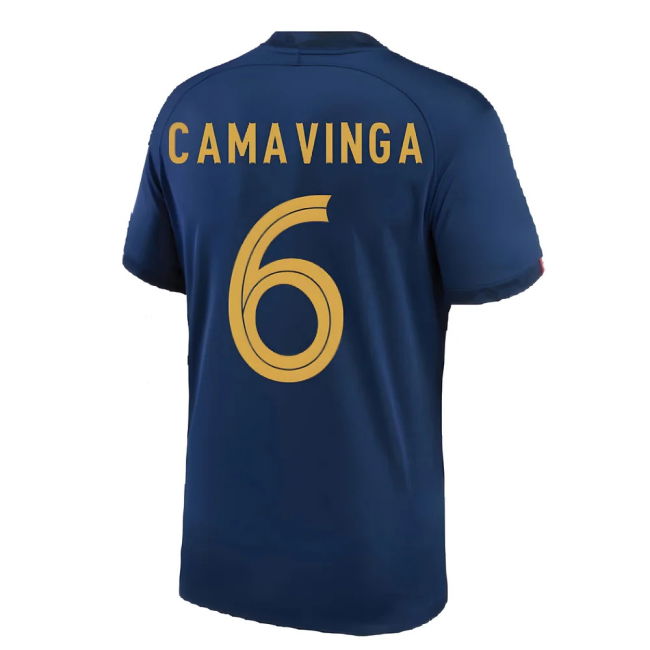 CAMAVINGA 6 France A Team Pro Level Home Player Jersey