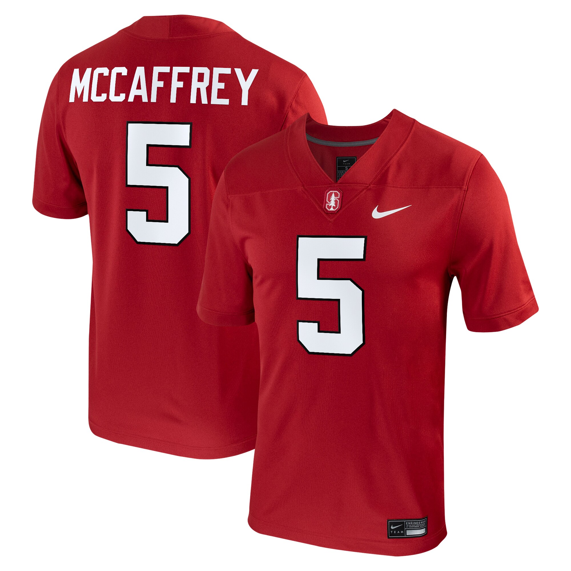 [DDG] Christian McCaffrey Stanford Cardinal Player Game Jersey - Cardinal