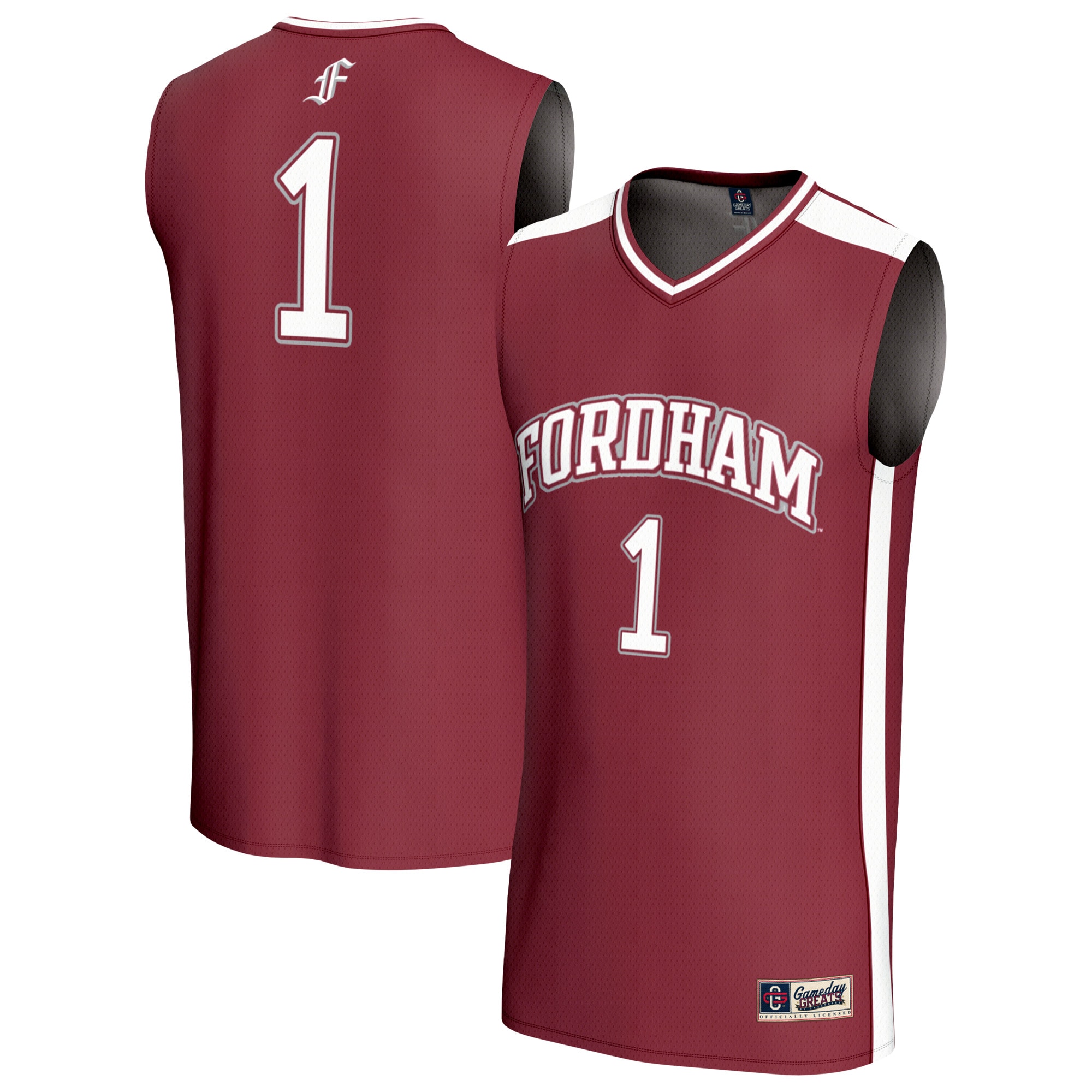 [NJP] Fordham Rams GameDay Greats Youth Lightweight Collegiate Basketball Fashion Jersey - Maroon