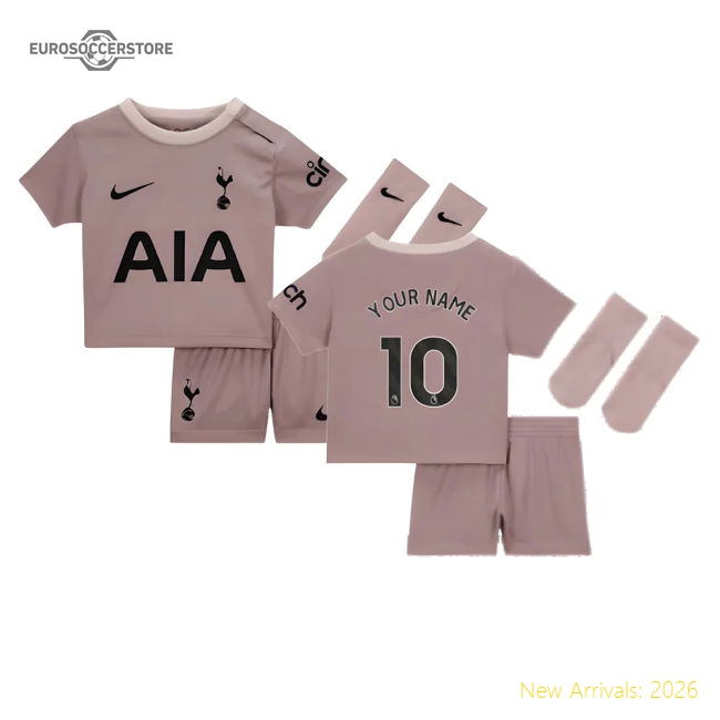 Premium 2023-2024 Tottenham Third Baby Kit (your Name) - Premium