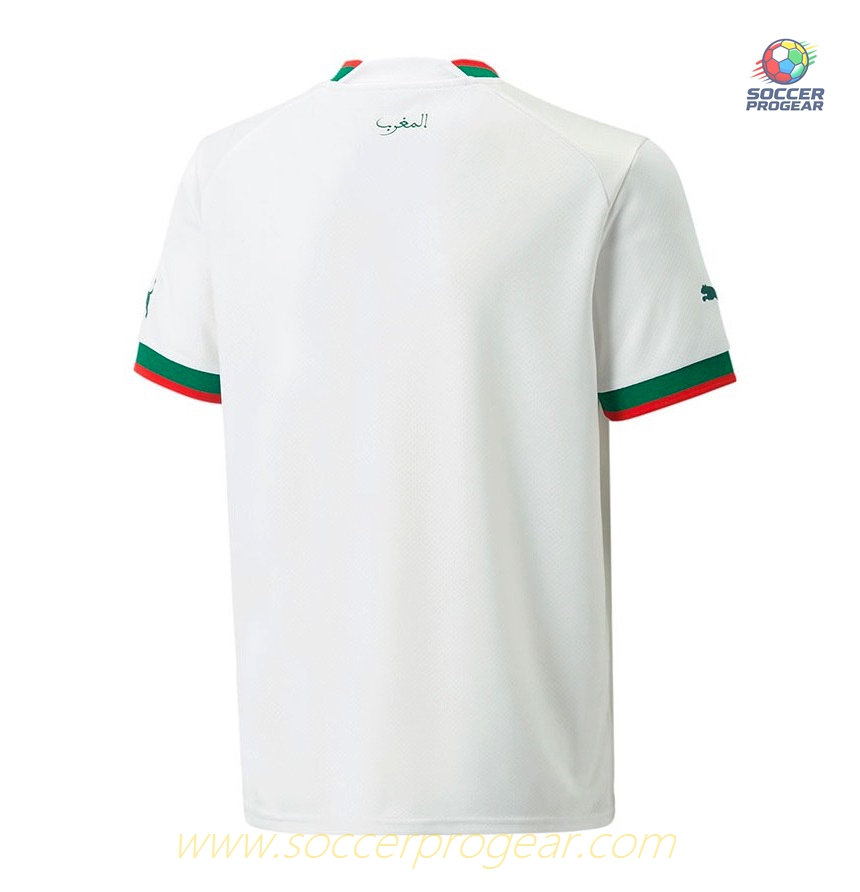 2022 WORLD CUP AWAY MOROCCO FIFA Approved JERSEY