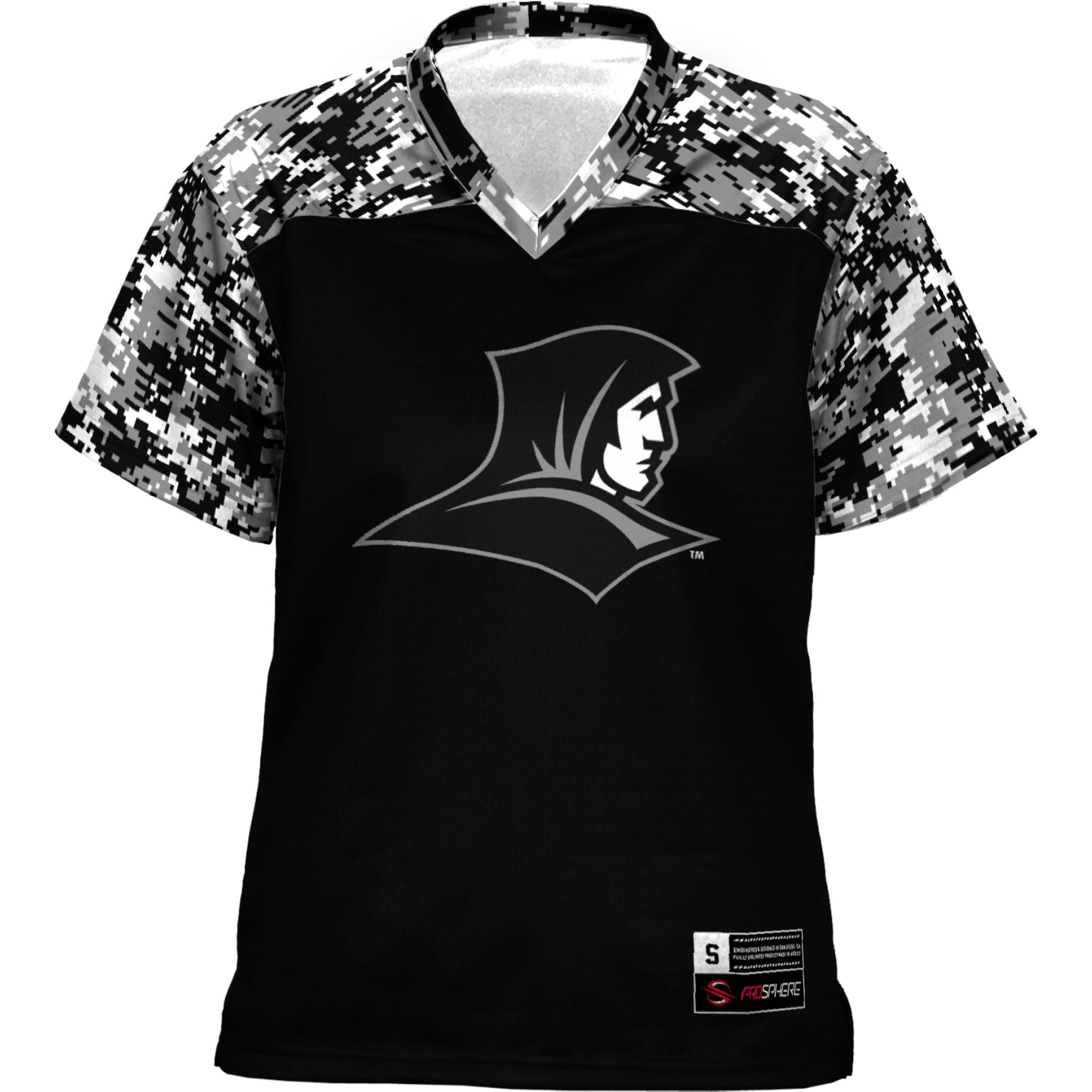 Women's Black Providence Friars Camo Football Jersey