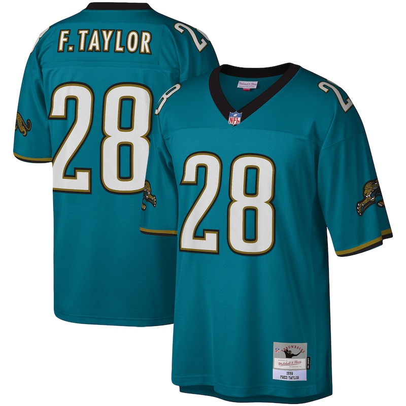 None Fred Taylor JAX Jaguars Championship Elite Jersey Football Appare