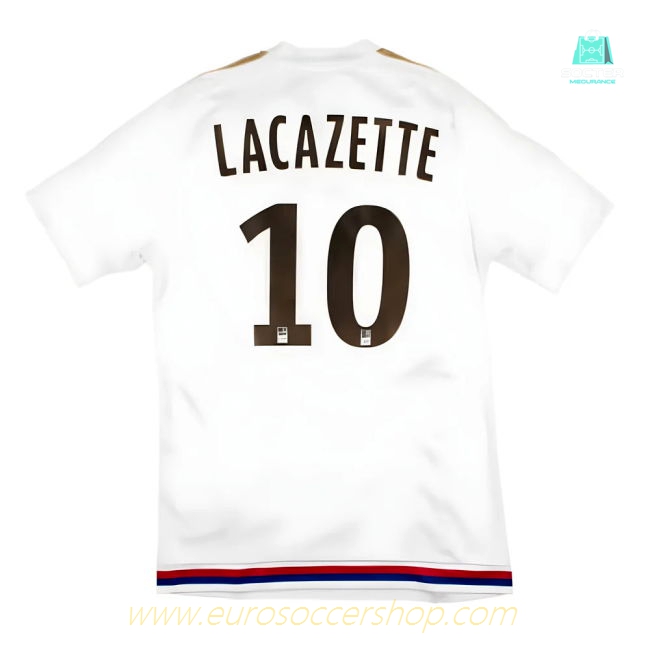 Lyon 2015-16 Third Shirt (Lacazette #10) (S) (Excellent)