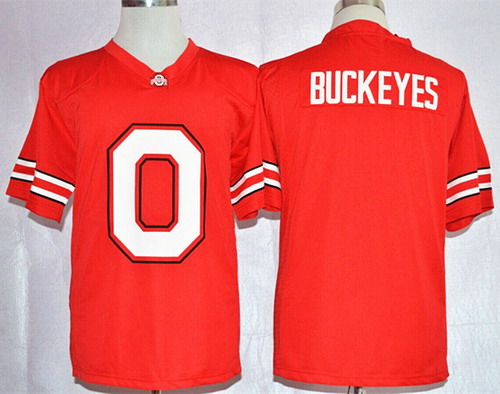 Men's OSU Ohio Red 2024 authentic None #None college football Jersey