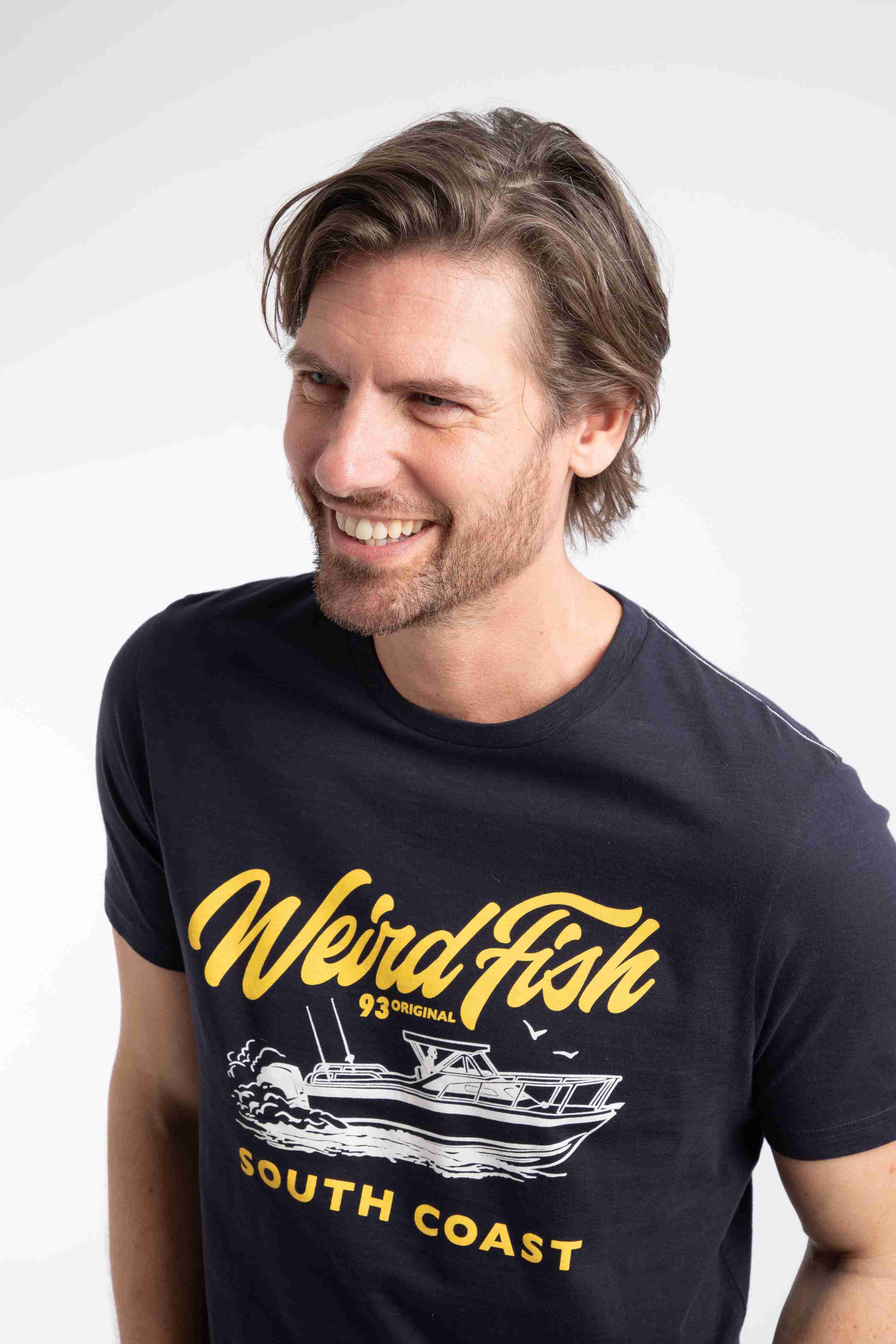 South Coast Front Print Graphic T-Shirt Midnight