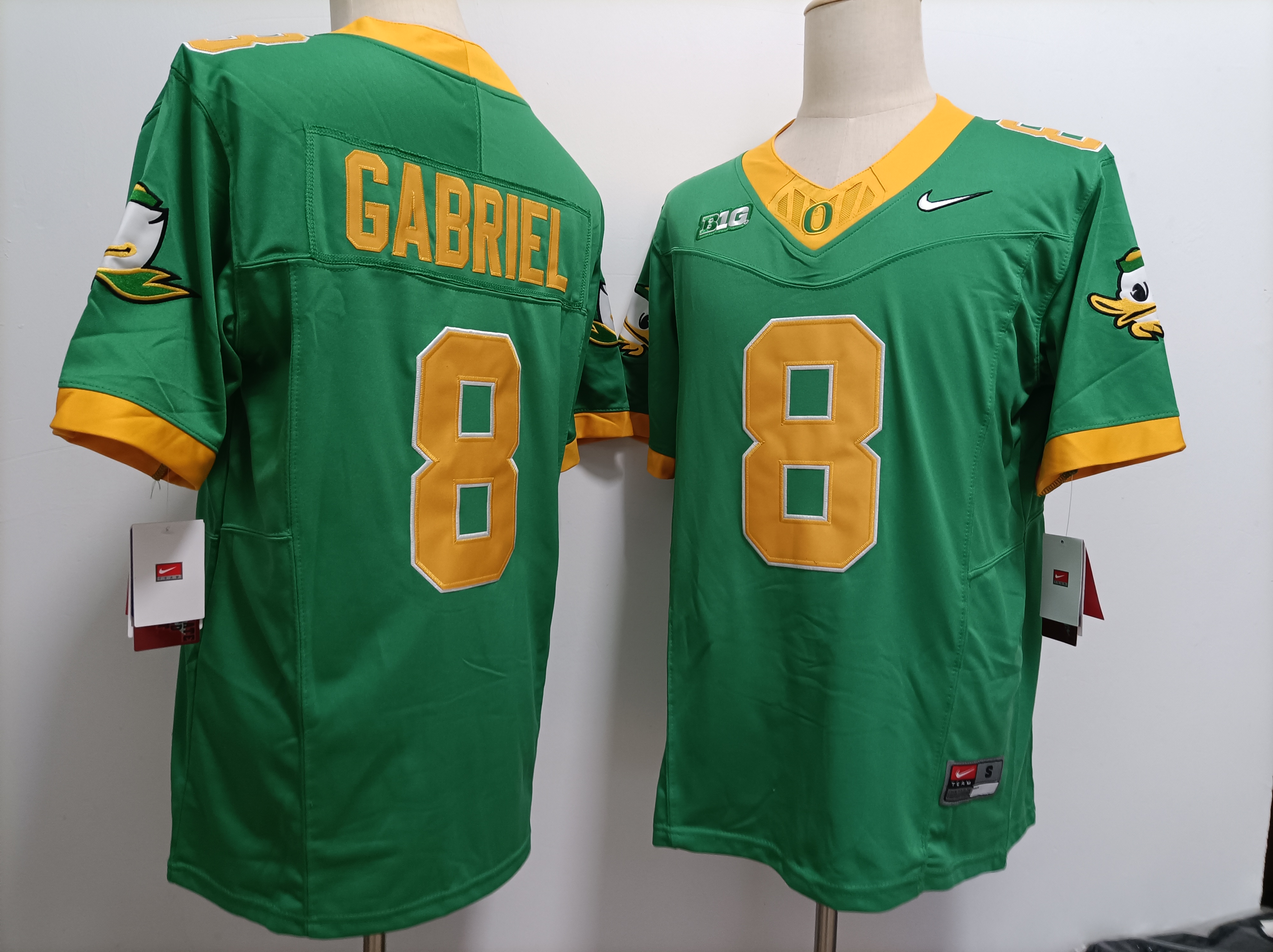 Men's None Green 2024 performance Dillon Gabriel #8 premium Jersey